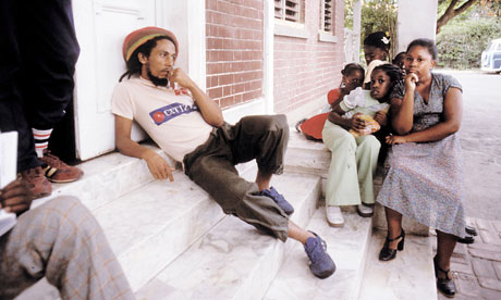 Bob Marley in Kingston, Jamaica, 1980