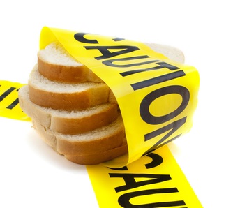 celiacs bread caution tape