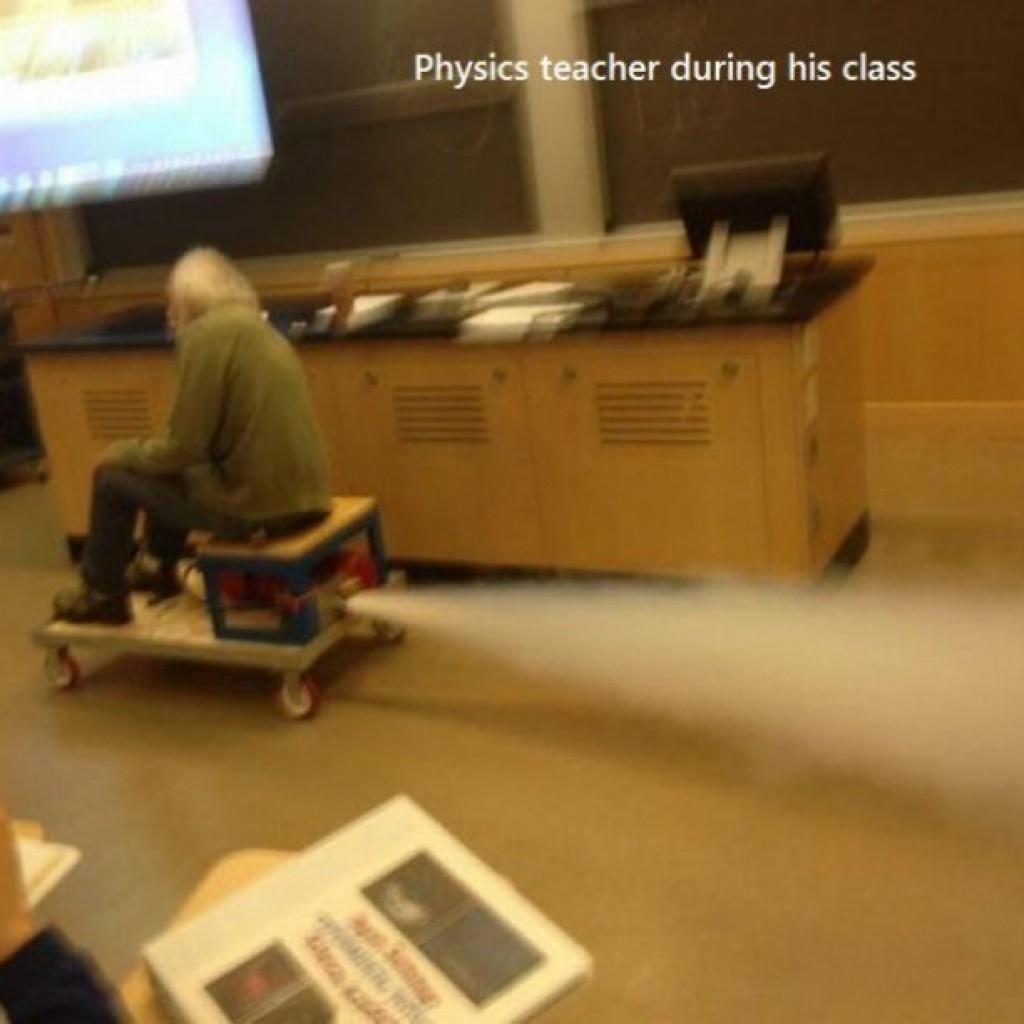 Így a legjobb a fizika. 