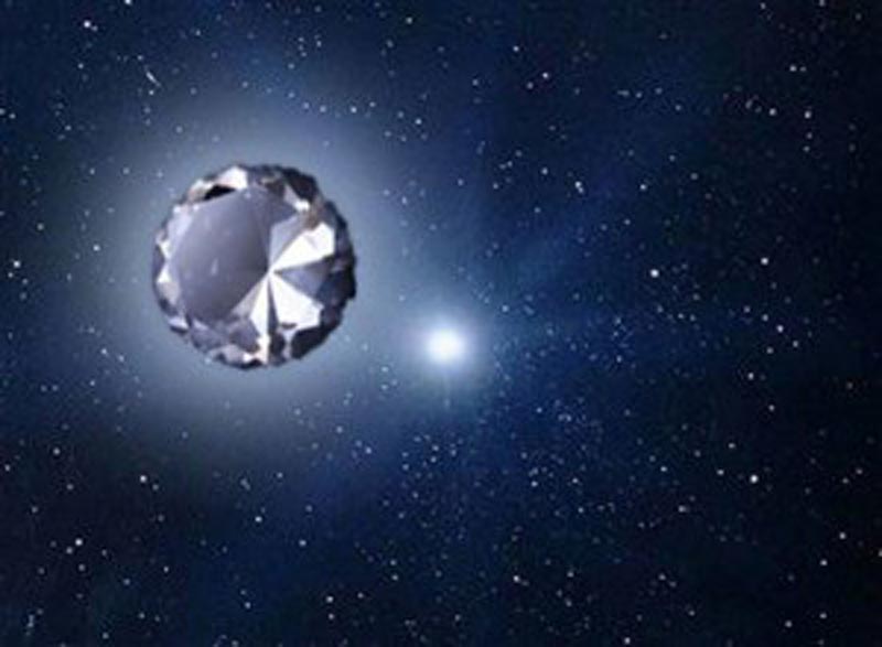 Gyémántbolygó a Föld közelében