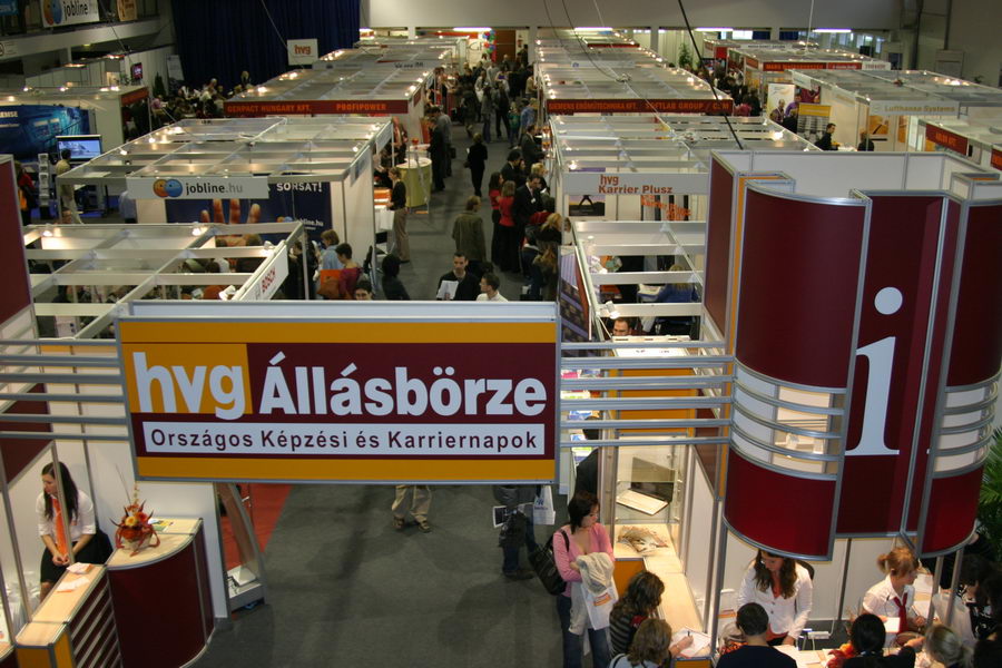 Középiskolások is voltak a HVG Állásbörzén