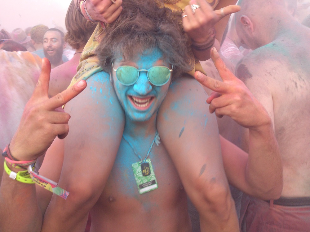 Color party a Szigeten