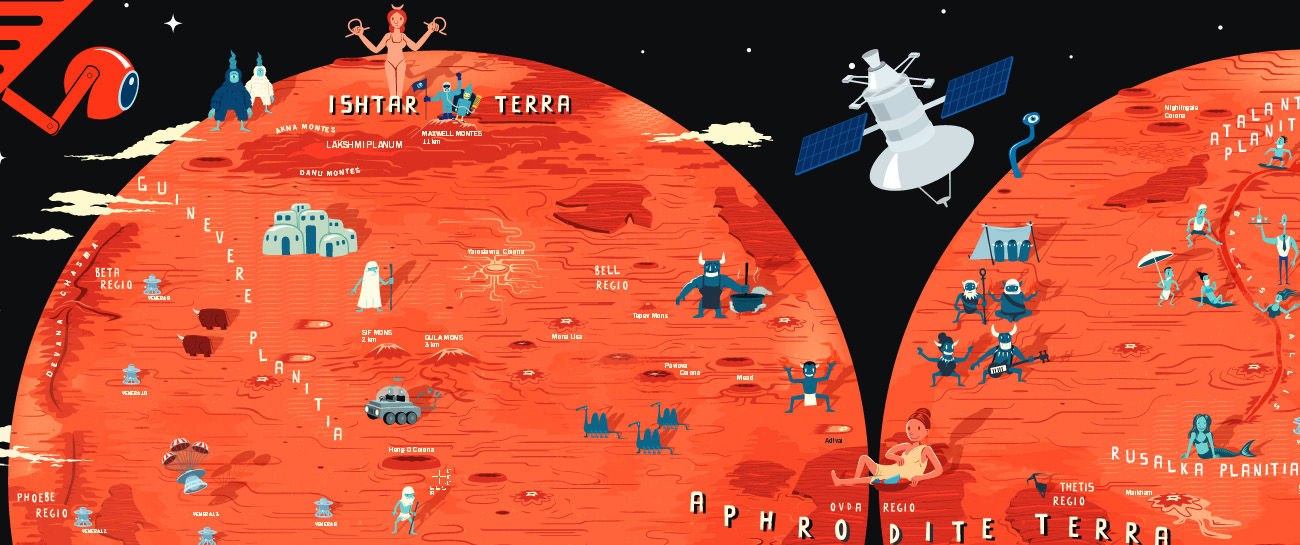 Látványos bolygótérképek – Te is ingyen hozzájuthatsz!