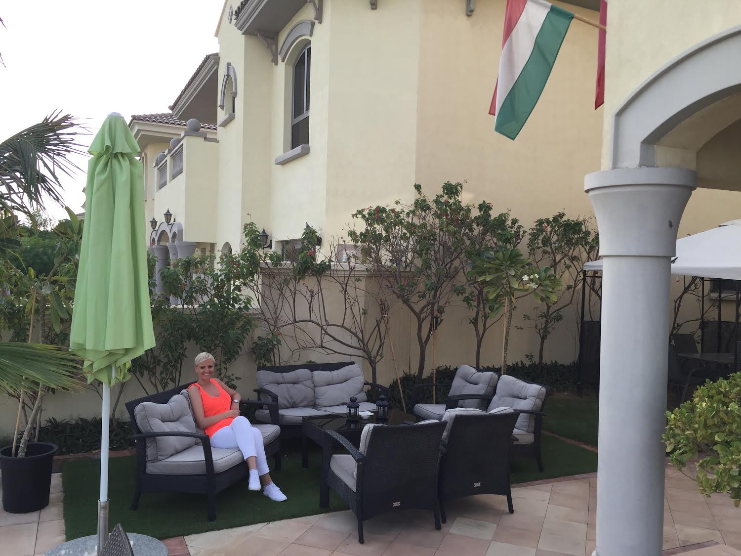 Magyar teniszcsillag vendégeskedett a Dubai HTCC házban