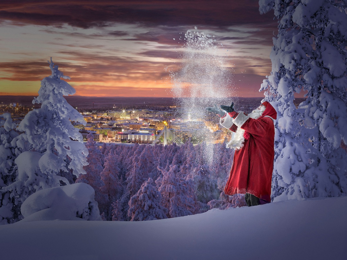 A rénszarvas formájú lappföldi főváros, Rovaniemi