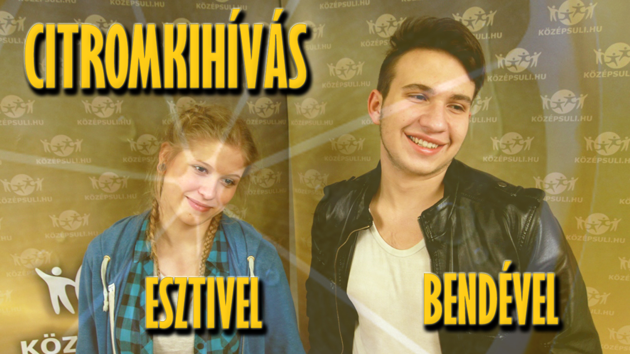 Eszti vs. Bende: ki nyeri a citromevés-kihívást?