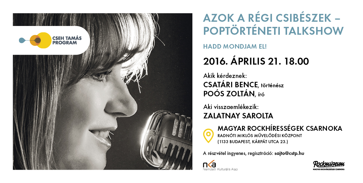 “Hadd mondjam el!”