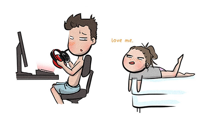 Ilyen egy kapcsolat az elején, majd egy kicsivel később