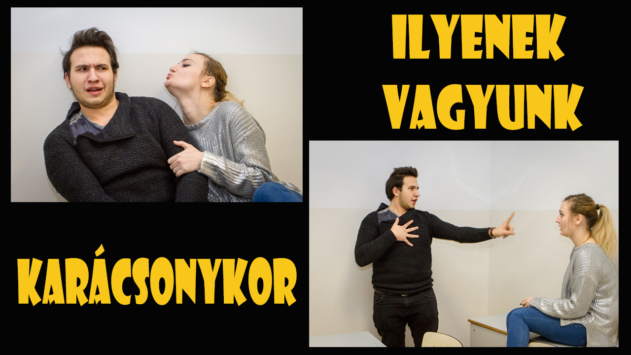 Ilyenek vagyunk a karácsonyi vacsorán! :D