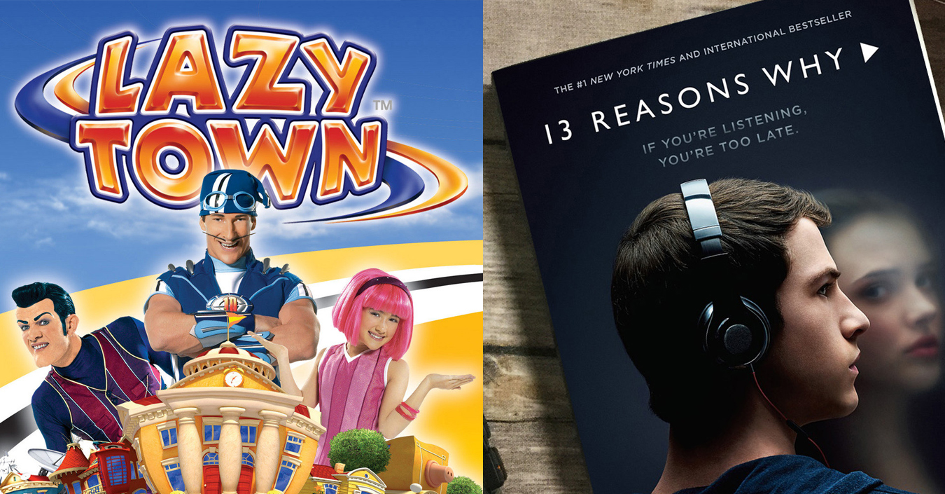 Valaki Lazy Town-összevágásokkal 13 Reasons Why előzetest csinált