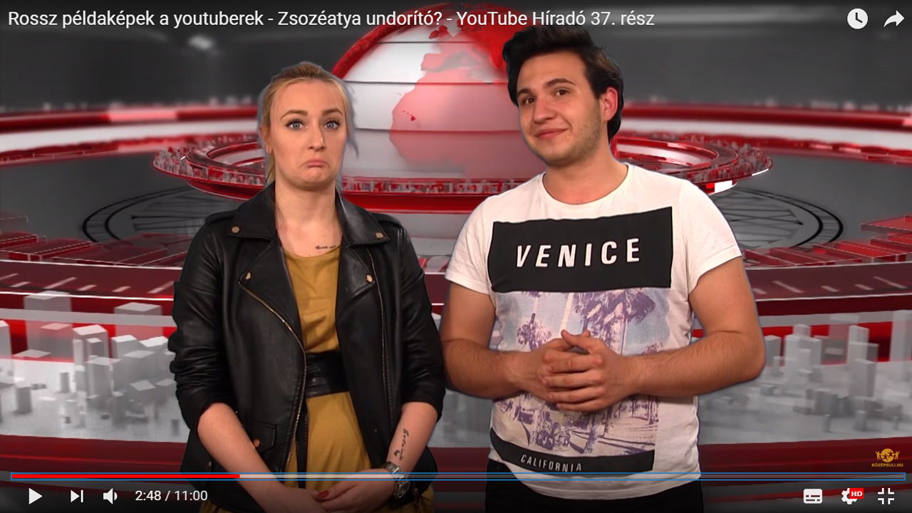 Rossz példaképek a youtuberek? – Zsozéatya undorító? – YouTube Híradó 37. rész