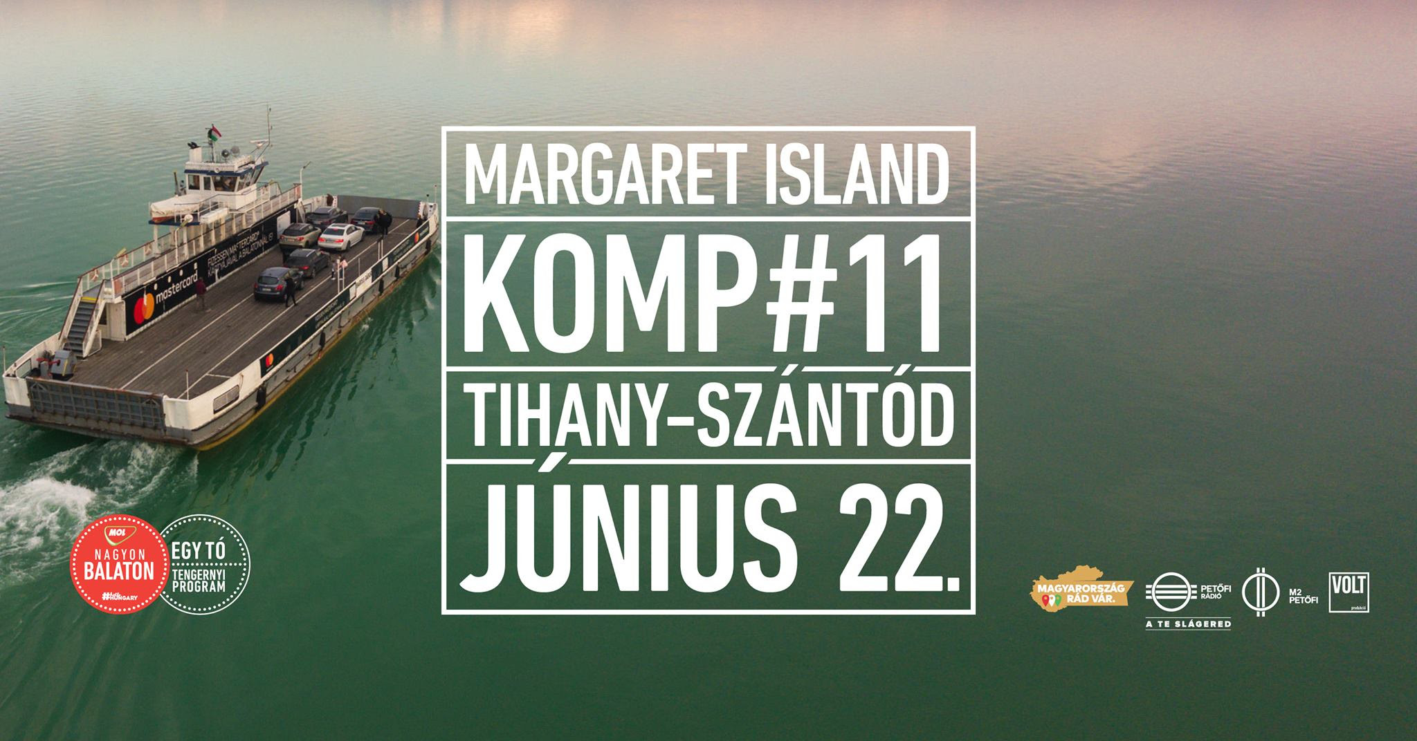 Margaret Island kompkoncert a Balaton közepén
