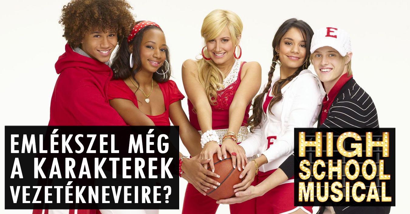 TESZT: felismered még a High School Musical karaktereinek neveit?