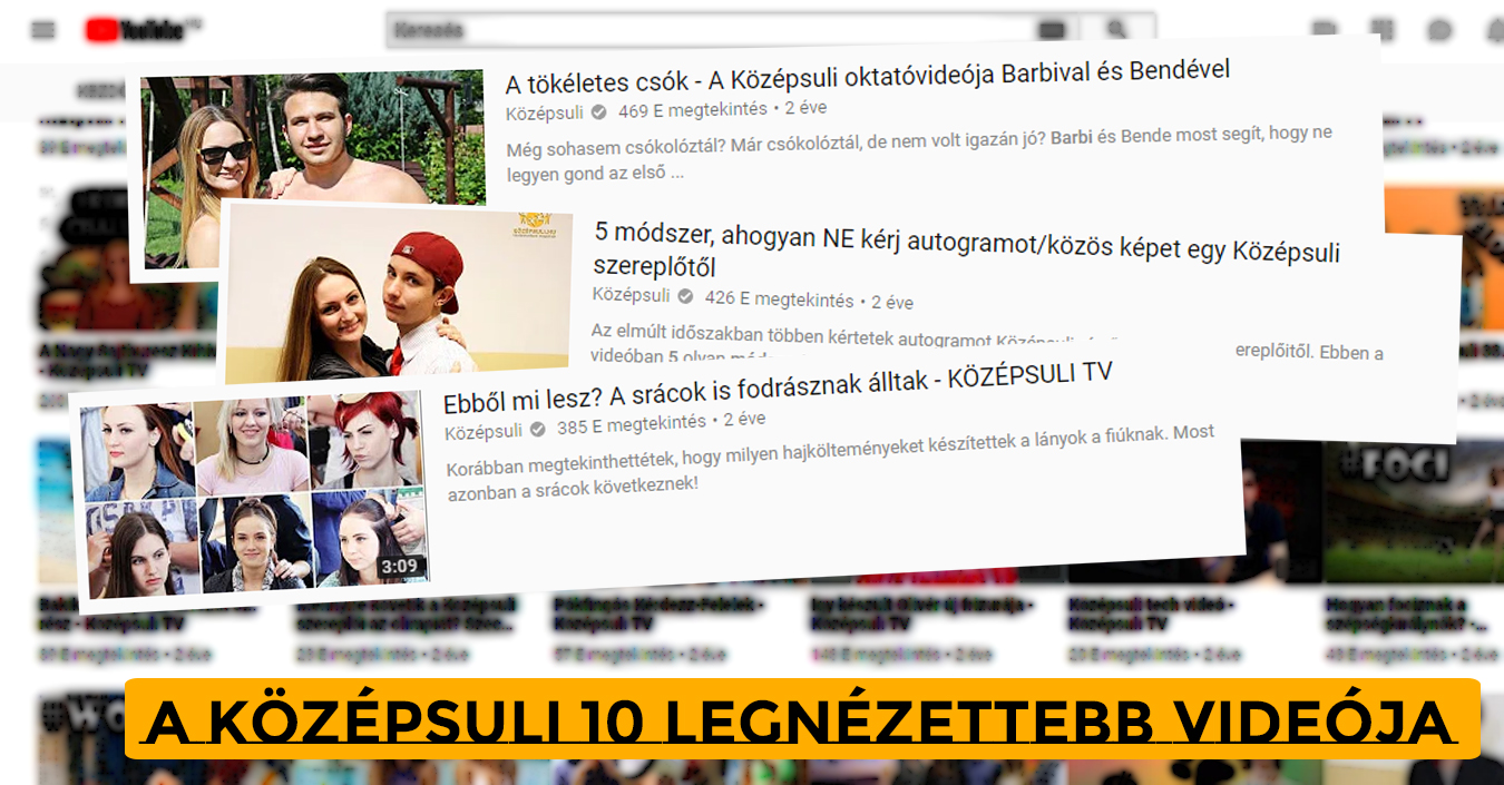 A Középsuli 10 legnézettebb videója