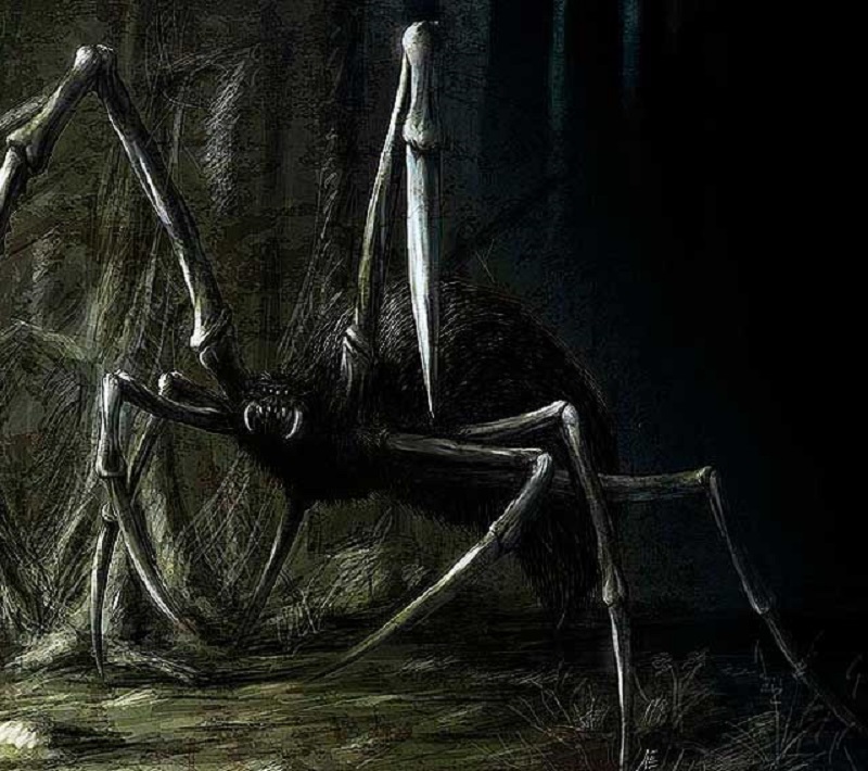 Паук кошмар. Паук Арахнид. Арахнид паук гигантский. Вторжение гигантских пауков.