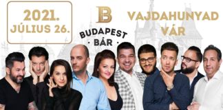 A Budapest Bár búcsúztatja az idei nyarat belevaló fellépőkkel!
