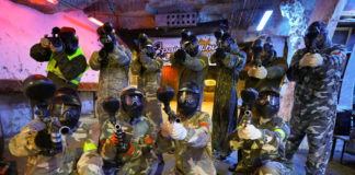 Micsoda paintball, micsoda játék, Sanyit totál eltalálták