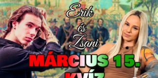 Zsani és Erik nem figyeltek töriórán? | Március 15. KVÍZ