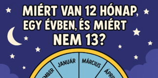 Miért van 12 hónap egy évben, és miért nem 13?